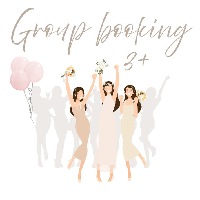 Group event spray tan bookings