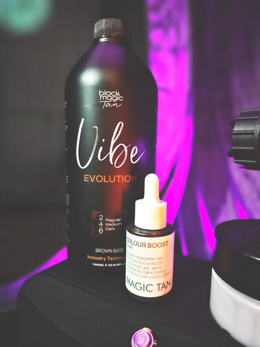 What are Custom Blended Spray Tans?